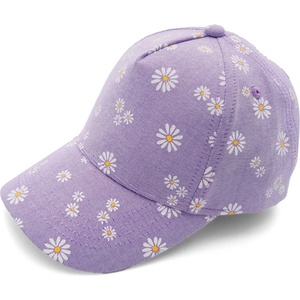 maximo Детска шапка с козирка Maximo Kids' Mini Girl Cap Daisy Hook-and-Loop Closure Cap - Lilas - размер 51-53 cm (904-6354-0312)