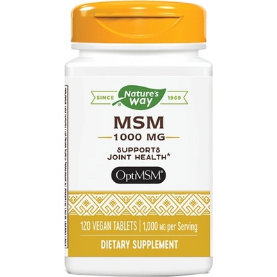 Nature's Way MSM 1000 mg [120 Таблетки]