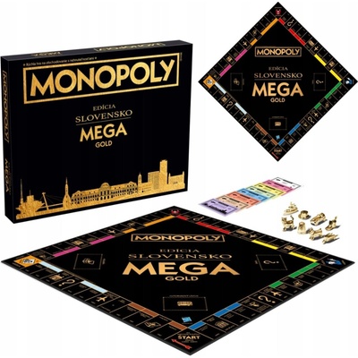 Winning Moves Monopoly MEGA Gold – Hledejceny.cz