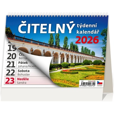 Stolní Helma Čitelný týdenní 2026