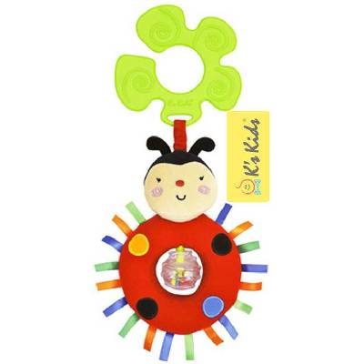 K´S KIDS Beruška chrastící s úchytem na kočárek - Hračky Ňuff.cz