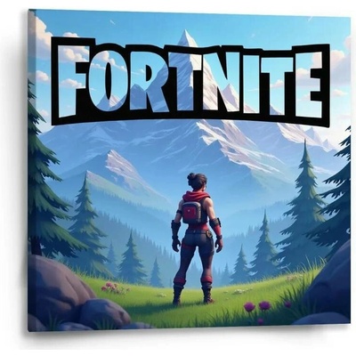 Sablio Obraz FORTNITE Horská krajina - 50x50 cm