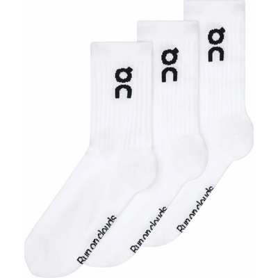On Logo Sock High 3P White
