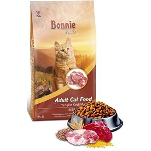 BONNIE Adult Cat BEEF-Суха храна за котки с вкус на говеждо-10кг