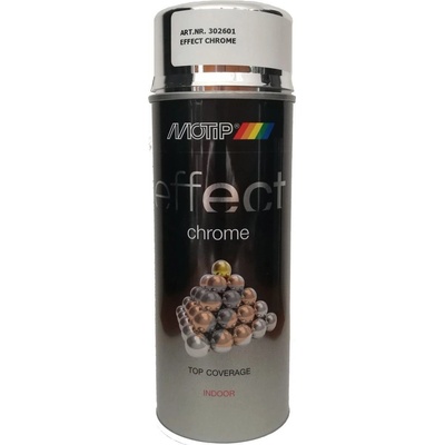 MOTIP DECO Effect Chrome 400ml, dekoračný sprej s chrómovým efektom (farebné odtiene)