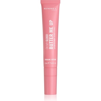 Rimmel Oh My Gloss! Butter Me Up хидратиращ балсам за устни цвят 002 Bubble Gum 15ml