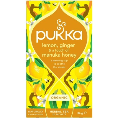 Pukka čaj Citron zázvor manuka 20 s.