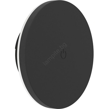 EGLO 75874 - LED димируемо външно стенно осветително тяло VALGIANO LED/5W/5V 2000 mAh IP44 черно (EG75874)