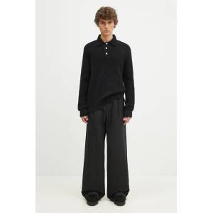 Norse Projects Вълнен пуловер Rasmus Relaxed Brushed Polo (N45.0614.9999)