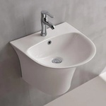 Inter Ceramic Ares-Tondo 48x46 cm matt white (4746MW)