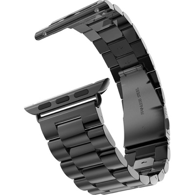 Kovový Remienok Swissten pre Apple Watch 38-40 mm čierny 46000301