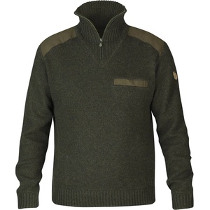 Fjällräven Мъжки вълнен пуловер Fjällräven Koster Sweater Jumper - Dark Olive - размер 3XL (005-0955-0218)