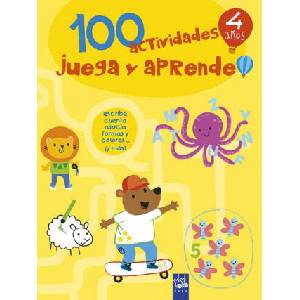100 actividades juega y aprende 4 años (ISBN: 9788408221418)