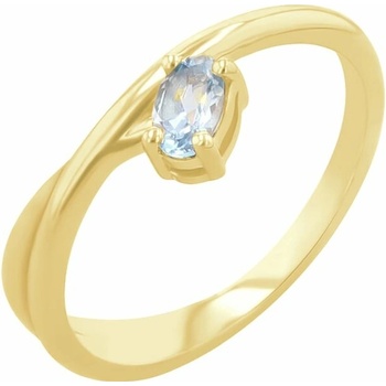 Eppi Prsten s oválným akvamarínem Emeli R45586