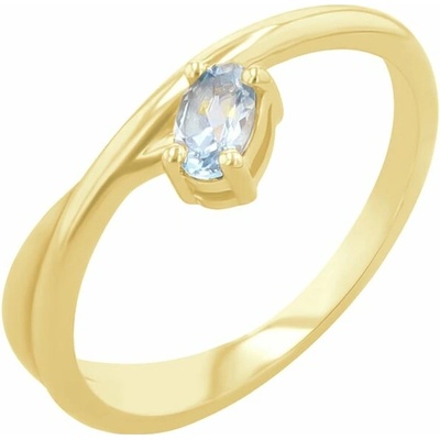 Eppi Prsten s oválným akvamarínem Emeli R45586