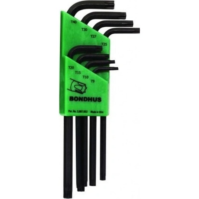 Bondhus Sada 8ks zahnutých klíčů TORX T9-T40 TLX8 BO-31834
