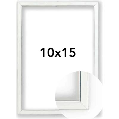 Fotorámeček Berlín Rozměr: 10 x 15 cm, Barva: Bílá, Typ zasklení: Plexi