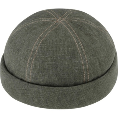 Fiebig Headwear since 1903 Lněná Docker olivová 8821108