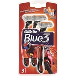 Gillette Самобръсначка Gillette Blue 3 Pride, 3-Pack, p/n GI-1301117 - Три самобръсначка с три остриета и овлажняваща лента (GI-1301117)