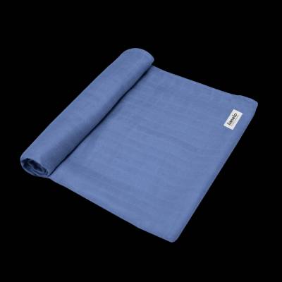 Lionelo Bamboo Swaddle Blue denim