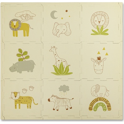 Hakuna Matte Hracia podložka Puzzle Safari Zvieratká