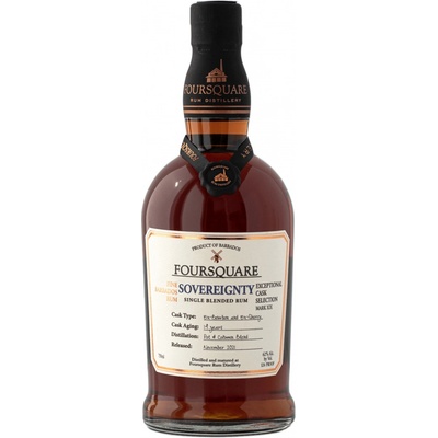 Foursquare Sovereignty 62% 0,7 l (čistá fľaša)