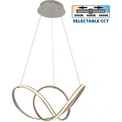 VIVALUX LED ПЕНДЕЛ WILD 43W 3xCCT Ø540x1500мм 2681lm САТЕНИРАН НИКЕЛ (VIV004613)