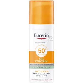 Eucerin Sun Слънцезащитен гел-крем за лице Oil Control, SPF50+, 50 ml