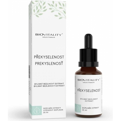 Biovitality Kapky Překyselenost tinktura 25 ml