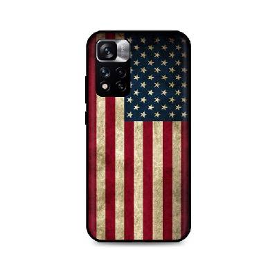 Kryt TopQ Xiaomi Redmi Note 11 Pro+ 5G 3D silikon Amerika 72480 (pouzdro neboli obal na mobil Xiaomi Redmi Note 11 Pro+ 5G)