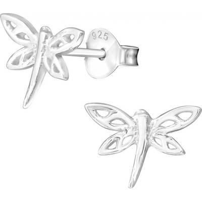 Lunica Stříbrné náušnice VÁŽKA 0332