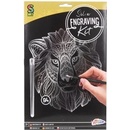 Vyškrabávací obrázok Lev