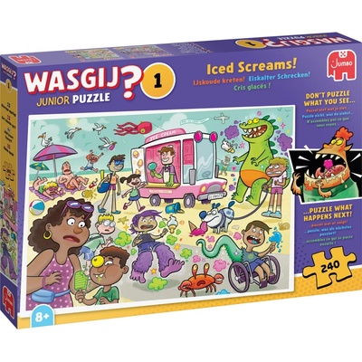 JUMBO WASGIJ Junior 1 Ľadové výkriky! 240 dielov