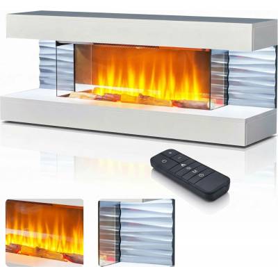 Sureflame Nástěnný krb 2000 W bílý