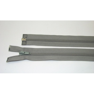 Zips špirála deliteľný 5mm - dĺžka 80cm,zelenošedý