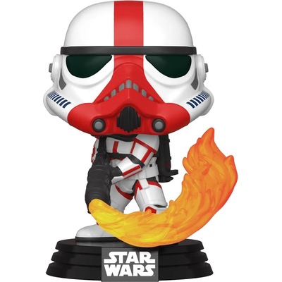 Фигура Funko POP! Television: The Mandalorian - Incinerator Stormtrooper #350