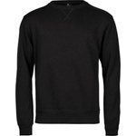 TEE JAYS tj5504 interlock / Мъжки суитшърт с оребрена каишка - черен xl (18550400204)