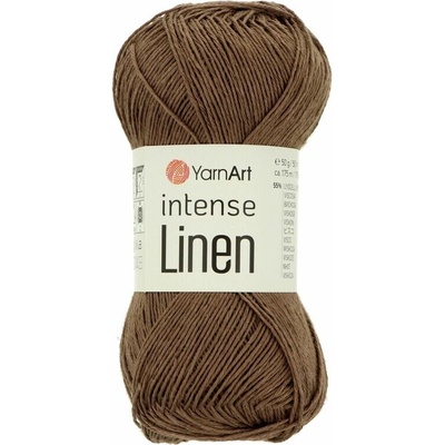 YarnArt Intense linen 4118 čokoládovo hnedá