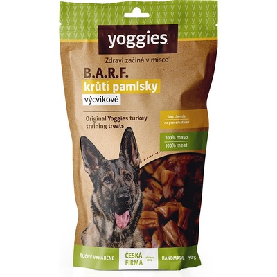 Yoggies BARF morčacie výcvikové maškrty 50 g
