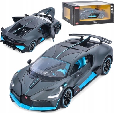 RASTAR BUGATTI DIVO ŠEDÝNOVÝ KOVOVÝ MODEL 63900 1:24