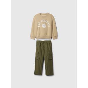 GAP Бебешки комплект суитшърт и карго панталони Gap Athletic GAP GAP | Mnogotsveten | Момчешки | 2 години