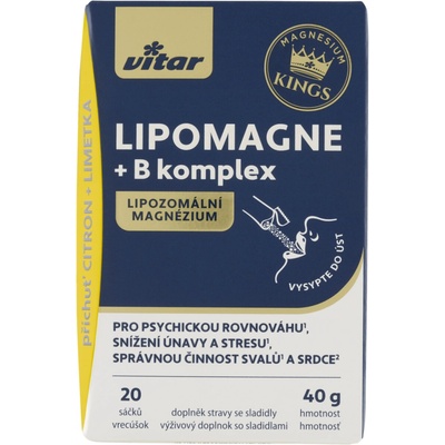 Vitar LIPOMAGNE+B komplex 20 x 2 g