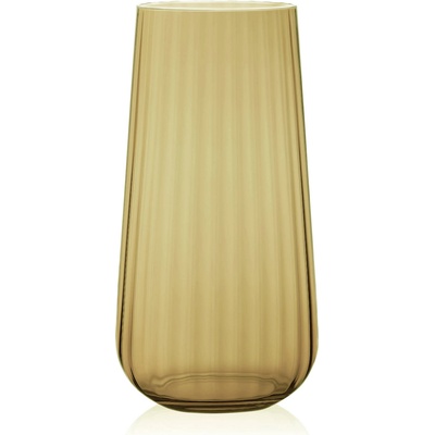 RONA Ваза от оптично стъкло Fade citrine h 25см (5332/ZP_45314/Z)