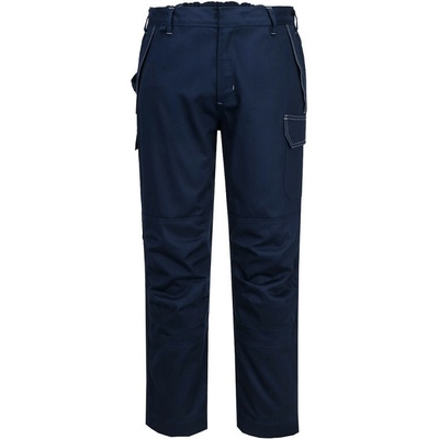 Portwest FR448 Kalhoty Bizflame Work do pasu Navy