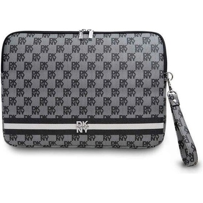 DKNY Checkered Pattern and Stripe 15/16", Black DKCS16PVSHLK