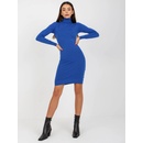 Pletené šaty s rolákem NM-SK-NG-2309.17X blue