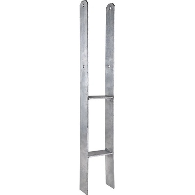 DEMA H-kotva na stĺpik 121x60x800 mm