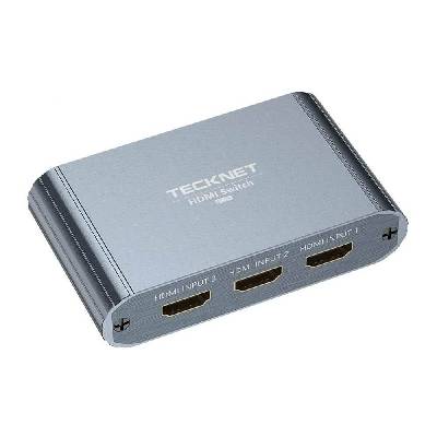 Три-портов HDMI превключвател - TeckNet EHU01006GA01 3-Port HDMI Auto Switch Box (843757)
