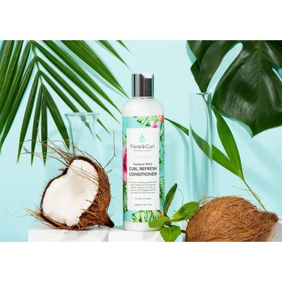 Flora & Curl Освежаващ балсам за къдрава коса Flora&Curl Curl Refresh Conditioner , 300 мл