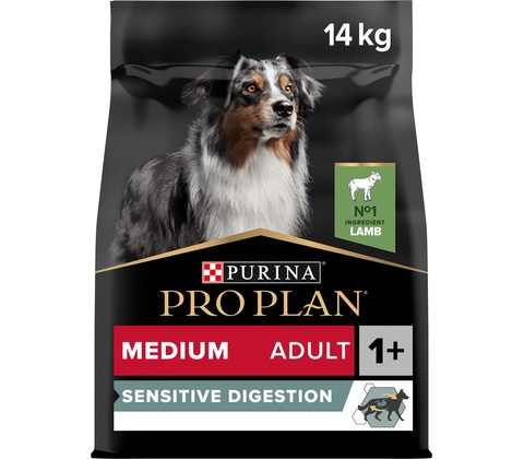 Pro Plan Medium Adult Sensitive Digestion jehněčí 14 kg